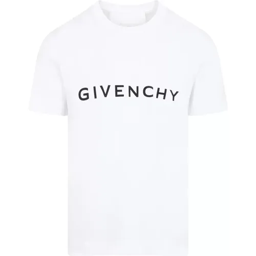 Cotton Logo T-Shirt , male, Sizes: XL - Givenchy - Modalova