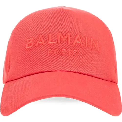 Baseballkappe mit Logo Balmain - Balmain - Modalova
