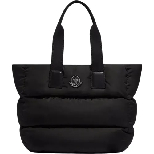 Schwarze Taschen mit Bandgriffen - Moncler - Modalova