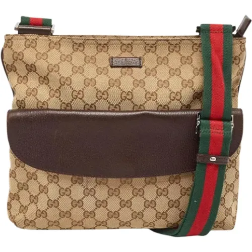 Pre-owned Canvas shoulder-bags , female, Sizes: ONE SIZE - Gucci Vintage - Modalova