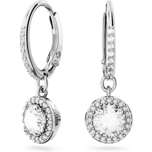 Elegant Una Crystal Earrings , female, Sizes: ONE SIZE - Swarovski - Modalova