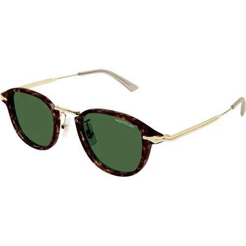 Sunglasses Mb0336S Color 002 , male, Sizes: 48 MM - Montblanc - Modalova