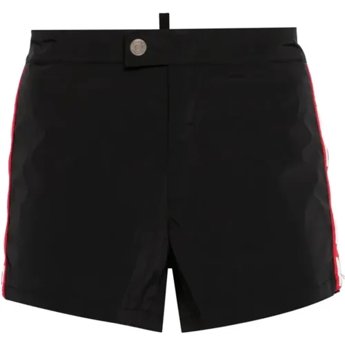 Side Logo Swim Shorts , male, Sizes: L, M - Dsquared2 - Modalova