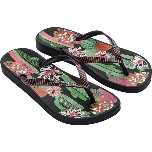 Anatomische Kaktus-Flip-Flops , Damen, Größe: 35 EU - Ipanema - Modalova