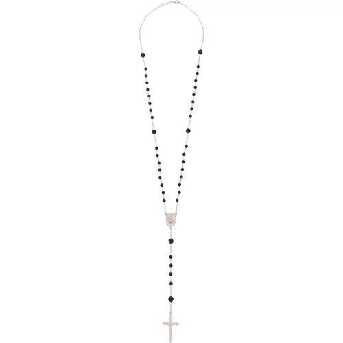 Rosary necklace , male, Sizes: ONE SIZE - Dolce & Gabbana - Modalova