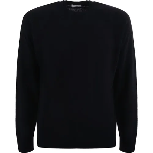 Wool Sweater Crewneck Long Sleeve , male, Sizes: M, 2XL, L, XL - Paolo Pecora - Modalova