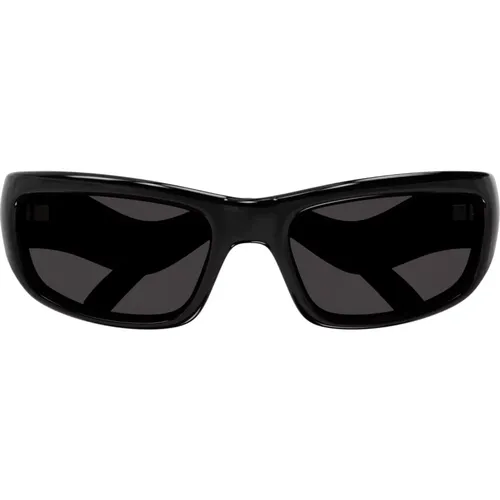 Schwarze Sonnenbrille mit Zubehör,Braune Sonnenbrille Bb0320S 004,Braun/Havanna Sonnenbrille,Stylische Sonnenbrille Bb0320S - Balenciaga - Modalova
