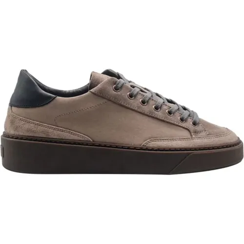 Braune Ground Sneakers für Männer , Herren, Größe: 42 EU - D.A.T.E. - Modalova