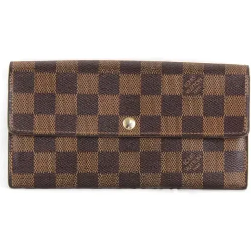 Pre-owned Canvas wallets , female, Sizes: ONE SIZE - Louis Vuitton Vintage - Modalova