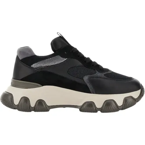 Leather Sneakers Urban Lifestyle , female, Sizes: 5 1/2 UK, 4 UK, 3 UK, 2 UK, 5 UK, 2 1/2 UK, 3 1/2 UK - Hogan - Modalova