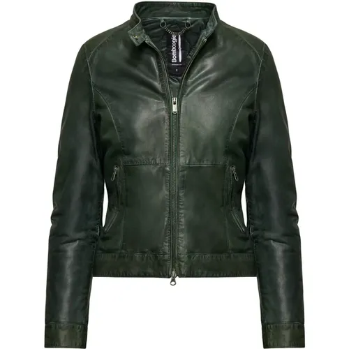 Remy Leather Jacket - Essential Design, Luxurious Feel , female, Sizes: 2XL, XS, XL, L, M, S - BomBoogie - Modalova