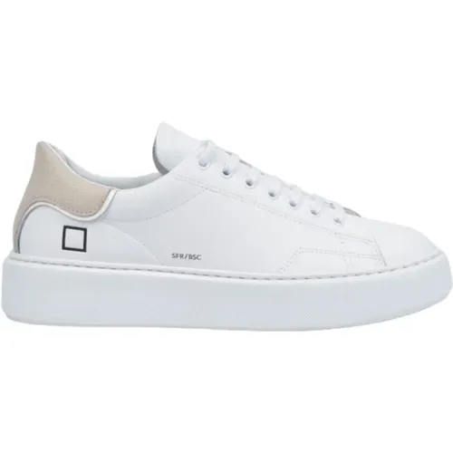 Weiße und Beige Sfera Sneakers , Damen, Größe: 36 EU - D.A.T.E. - Modalova