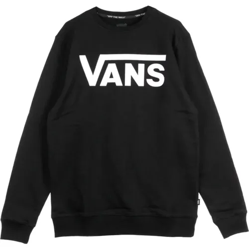 Klassischer Crew II Sweatshirt Schwarz/Weiß , Herren, Größe: XS - Vans - Modalova