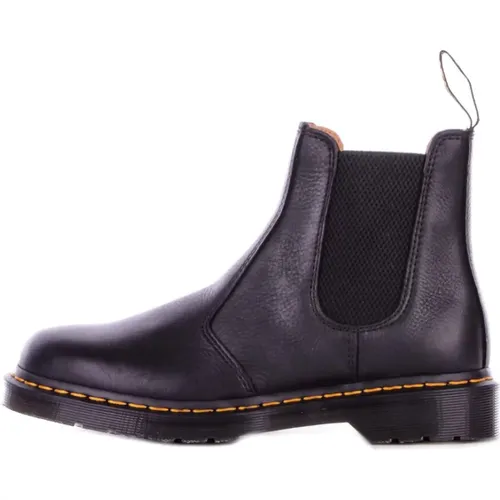 Leather Logo Boots Rubber Sole , male, Sizes: 10 UK, 9 UK, 7 UK - Dr. Martens - Modalova