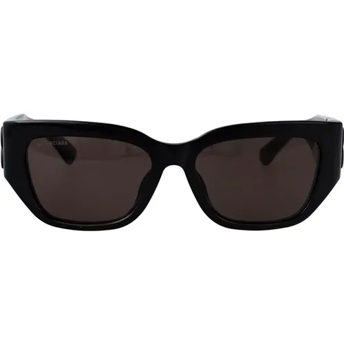 Stylische Sonnenbrille mit Modell Bb0361Sk , Damen, Größe: 56 MM - Balenciaga - Modalova