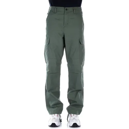 Logo Back Zip Trousers , male, Sizes: W32, W31, W33, W28, W29, W34, W30 - Carhartt WIP - Modalova