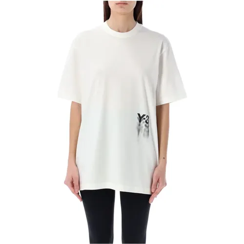 Graphic Tee with Contrasting Logo , female, Sizes: M, L, S - Y-3 - Modalova