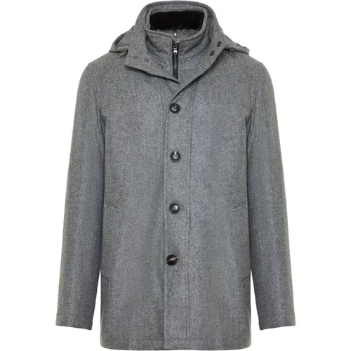 Detachable Hood Snow Coat , male, Sizes: 3XL, XL - Barba - Modalova