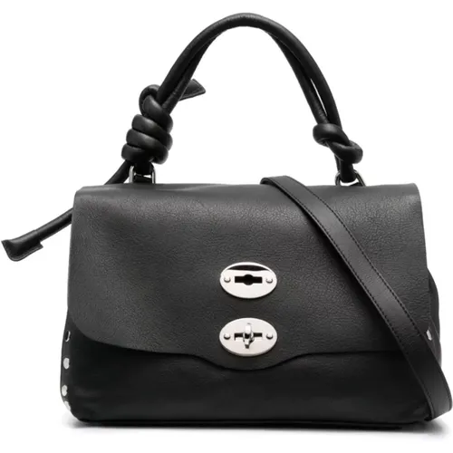 Polished Leather Tote Bag , female, Sizes: ONE SIZE - Zanellato - Modalova