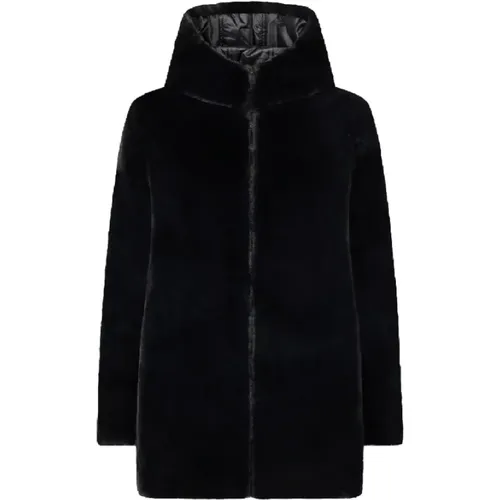 Reversible Quilted Faux Fur Coat , female, Sizes: XL, L, S, XS, M, 2XL - Save The Duck - Modalova