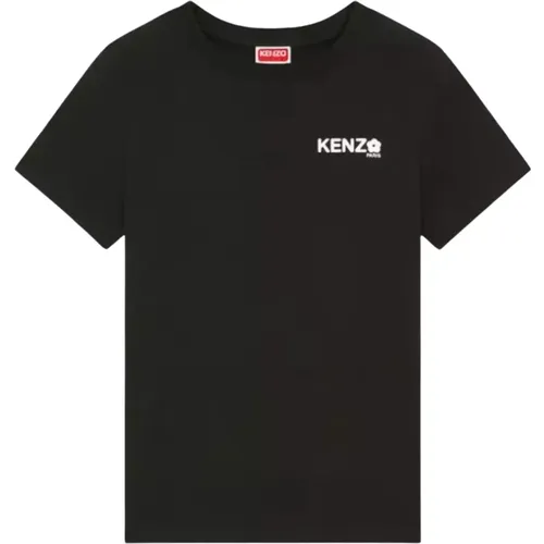 Schwarzes Boke Flower 2.0 T-Shirt - Kenzo - Modalova