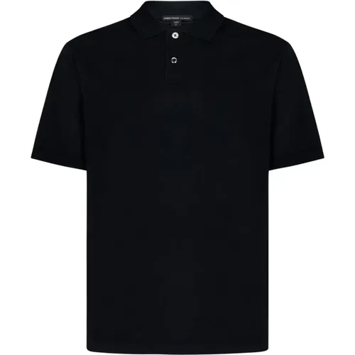 Schwarze T-Shirts Polos für Herren Aw23 , Herren, Größe: 2XL - James Perse - Modalova