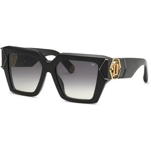 Smoke Gradient Sunglasses , unisex, Sizes: 55 MM - Philipp Plein - Modalova