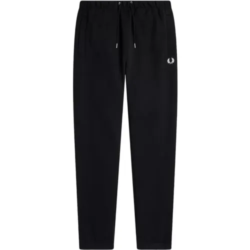 Herren Baumwoll-Loopback-Sweatpants , Herren, Größe: M - Fred Perry - Modalova