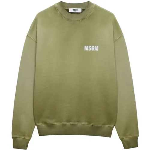 Grüner Pullover für Frauen MSGM - MSGM - Modalova