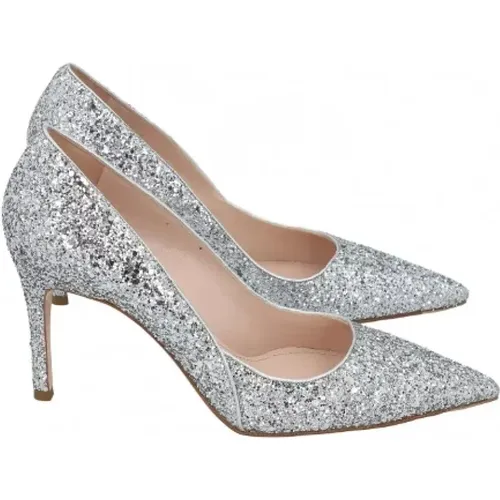 Pre-owned Silver heels , female, Sizes: 5 UK - Miu Miu Pre-owned - Modalova