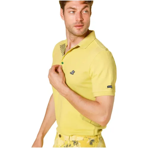 Leopardi Herren Polo in Piquet - Mason's - Modalova