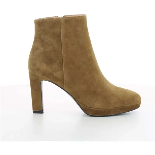 Cognac Ankle Boots - Stilvoll und Elegant , Damen, Größe: 40 EU - Bibi Lou - Modalova