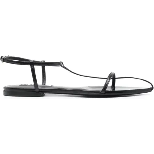 Schwarze Käfigsandalen Stilvolles Modell , Damen, Größe: 41 EU - Jil Sander - Modalova