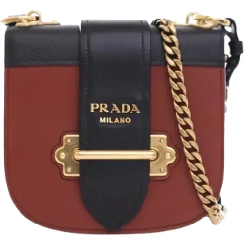 Pre-owned Leather prada-bags , female, Sizes: ONE SIZE - Prada Vintage - Modalova