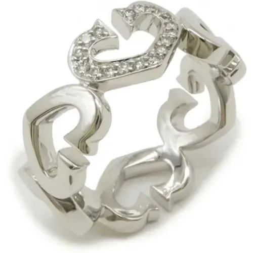 Pre-owned White Gold rings , female, Sizes: ONE SIZE - Cartier Vintage - Modalova