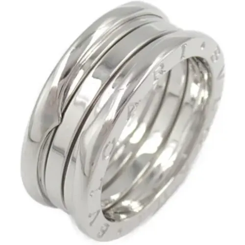 Pre-owned White Gold rings , female, Sizes: ONE SIZE - Bvlgari Vintage - Modalova