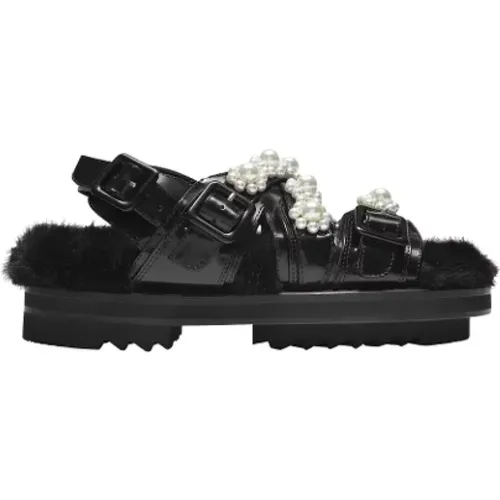 Leather sandals , female, Sizes: 4 UK - Simone Rocha - Modalova