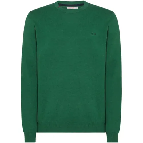 Emerald Shirt , male, Sizes: L, S - Sun68 - Modalova