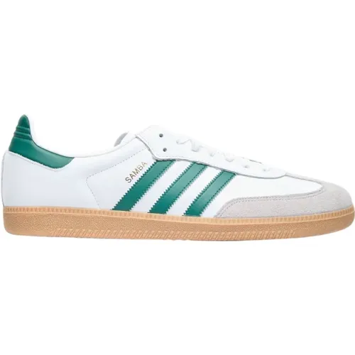 Leder-Sneakers mit Wildleder-Zehenpartie , Herren, Größe: 44 EU - Adidas - Modalova