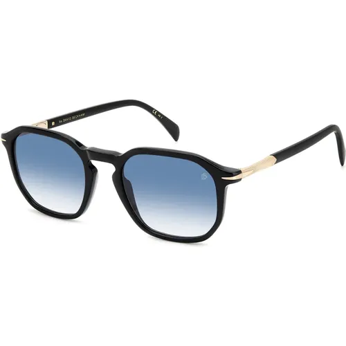 Blue Shaded Sunglasses DB 1115/S , male, Sizes: 52 MM - Eyewear by David Beckham - Modalova