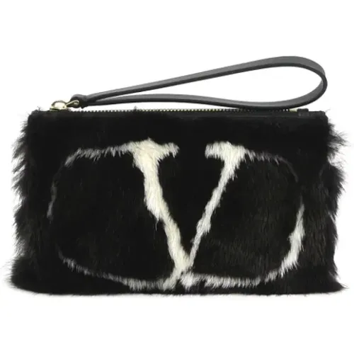 Pre-owned Fur clutches , female, Sizes: ONE SIZE - Valentino Vintage - Modalova