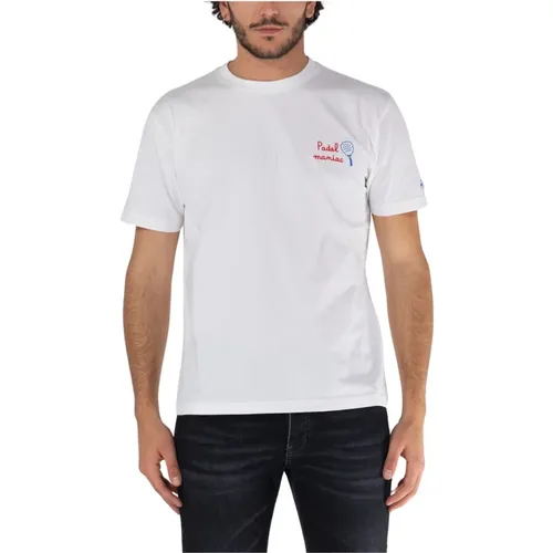 Padel Maniac T-Shirt , Herren, Größe: XL - MC2 Saint Barth - Modalova