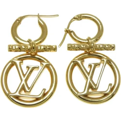 Pre-owned Metal earrings , female, Sizes: ONE SIZE - Louis Vuitton Vintage - Modalova