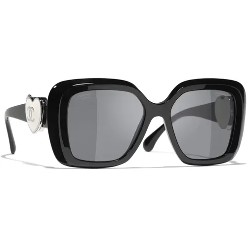 Ch5518 C501T8 Sunglasses , female, Sizes: 54 MM - Chanel - Modalova