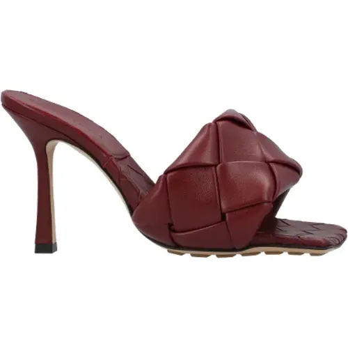 Leather heels , female, Sizes: 6 1/2 UK - Bottega Veneta - Modalova