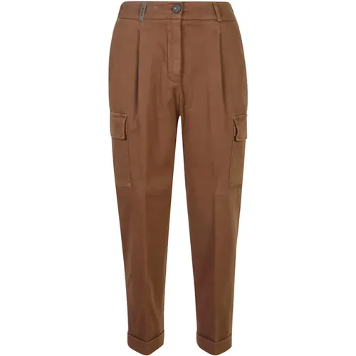 Trousers Stylish , female, Sizes: XL, L - PESERICO - Modalova