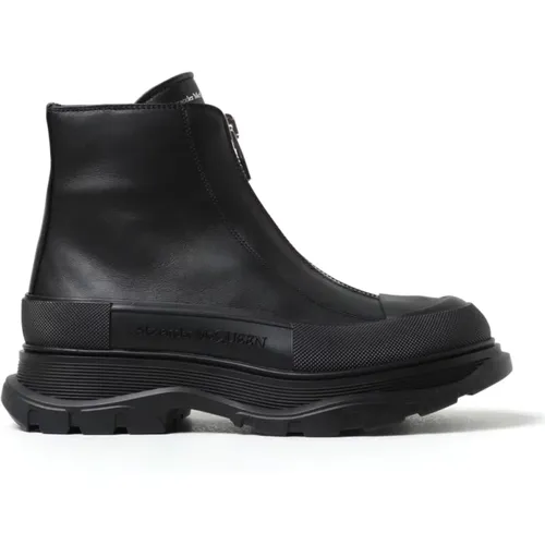 Stylish Leather Boots for Men , male, Sizes: 7 UK, 6 UK - alexander mcqueen - Modalova