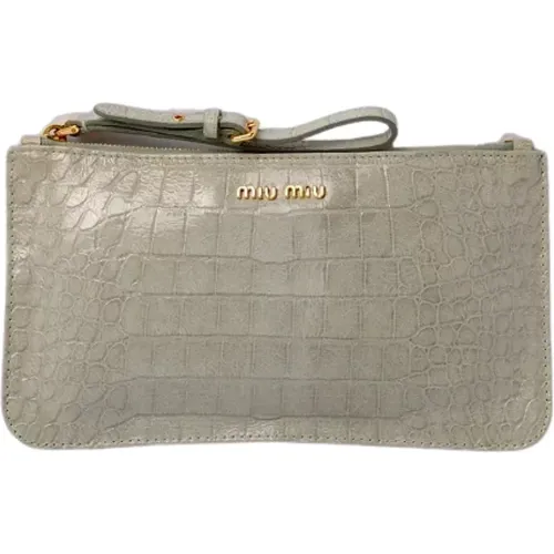 Pre-owned Leder clutches - Miu Miu Pre-owned - Modalova