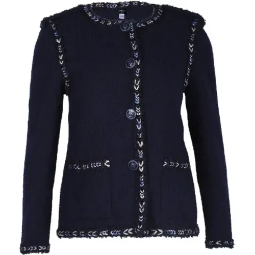 Pre-owned Wool outerwear , female, Sizes: XS - Chanel Vintage - Modalova