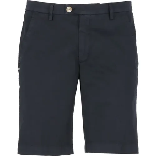 Blaue Bermuda-Shorts aus Baumwolle für Männer - Entre amis - Modalova
